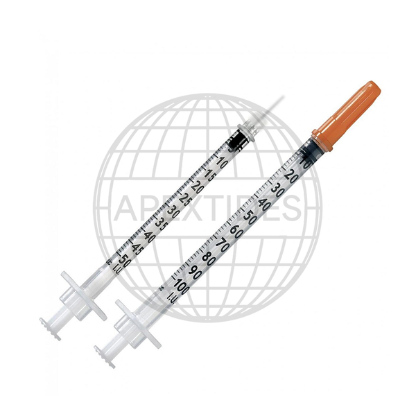 Jeringa 1ml - 0.5 pulgadas - Pack de 30